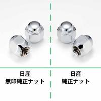 日産軽(モコ・ルークス)『純正タイプ』アルミホイール用ナット　クロームメッキ単品